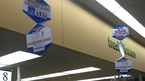 Jewel-Osco 'Monopoly' Ceiling Mobiles
